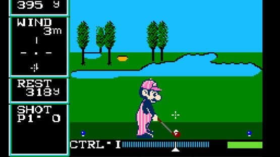 Family Computer Golf: U.S. Course — screenshot 2