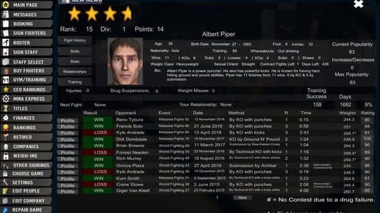 MMA President — screenshot 1
