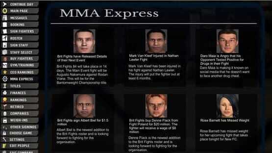 MMA President — screenshot 3