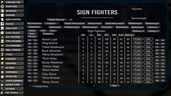 MMA President — screenshot 6