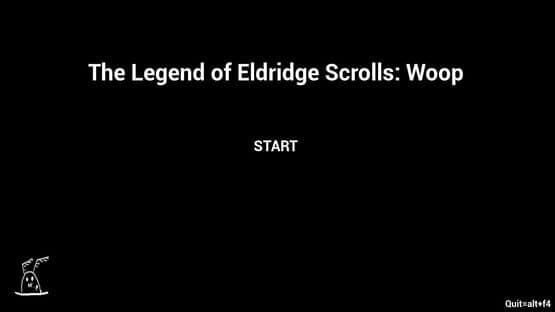 The Legend of Eldridge Scrolls: Woop — screenshot 1