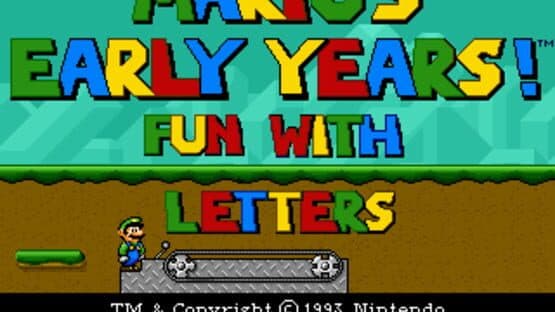 Mario's Early Years! Fun with Letters — screenshot 6