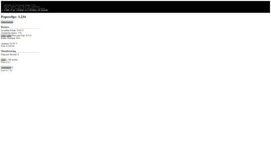 Universal Paperclips — screenshot 1
