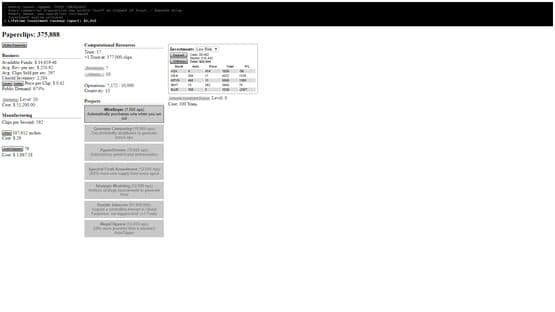 Universal Paperclips — screenshot 3