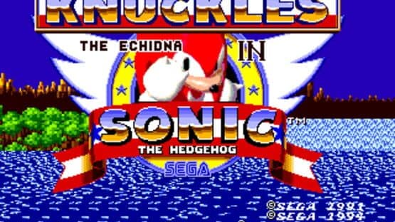 Knuckles the Echidna in Sonic the Hedgehog — screenshot 1