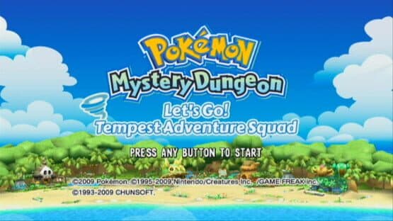 Pokémon Fushigi no Dungeon: Ikuzo! Arashi no Boukendan — screenshot 1
