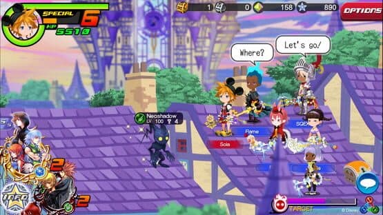 Kingdom Hearts χ[chi] — screenshot 4