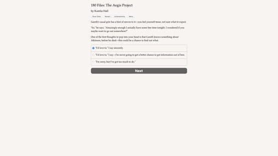 180 Files: The Aegis Project — screenshot 1