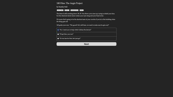 180 Files: The Aegis Project — screenshot 4