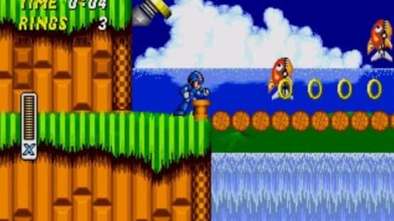 Mega Man X in Sonic the Hedgehog 2 — screenshot 2
