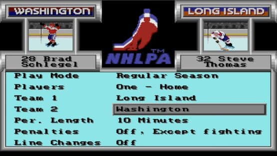 NHLPA Hockey 93 — screenshot 3