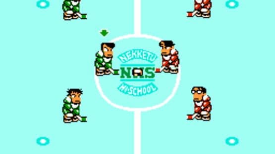 Go-Go! Nekketsu Hockey Club Slip-and-Slide Madness — screenshot 1