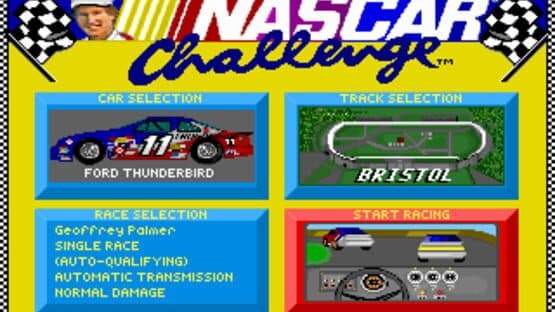 Bill Elliott's NASCAR Challenge — screenshot 2