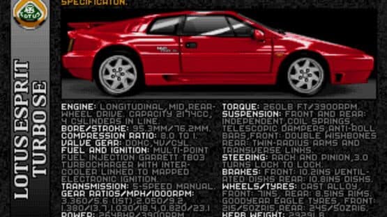 Lotus Esprit Turbo Challenge — screenshot 3