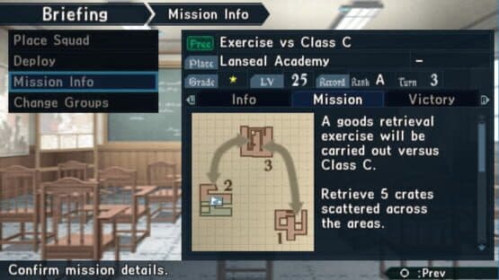 Valkyria Chronicles 2: Exercise vs. Class C — screenshot 1
