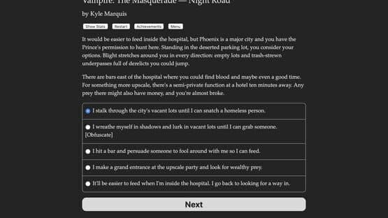 Vampire: The Masquerade - Night Road — screenshot 1