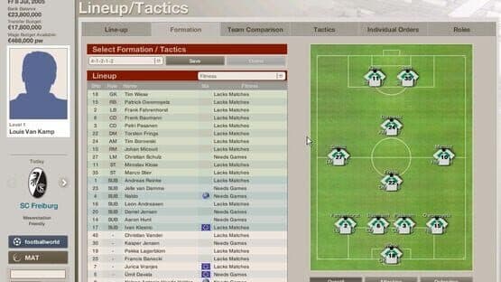 FIFA Manager 06 — screenshot 3