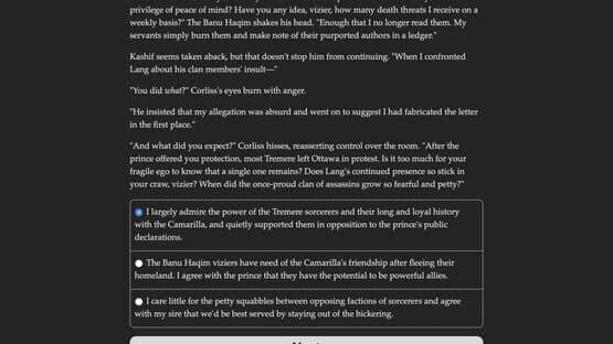 Vampire: The Masquerade - Parliament of Knives — screenshot 2