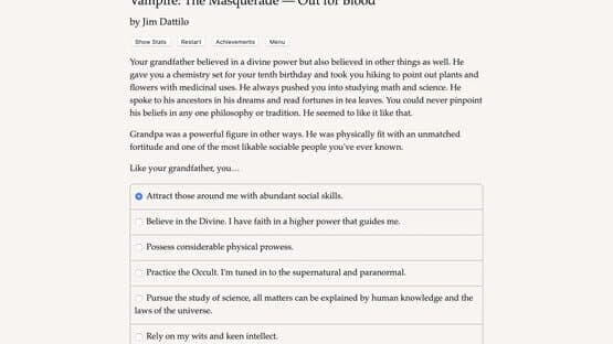 Vampire: The Masquerade - Out for Blood — screenshot 1