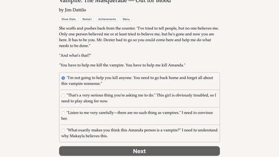 Vampire: The Masquerade - Out for Blood — screenshot 2