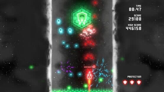 Neon Ships: The Type'em Up Shooter — screenshot 1