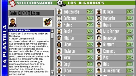 PC Selección Española de Fútbol Eurocopa '96 — screenshot 3