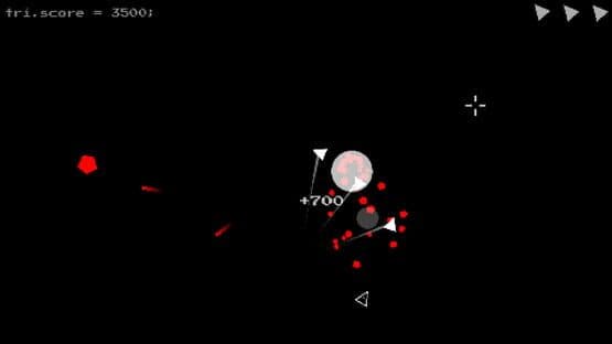 tri.Attack(); — screenshot 1