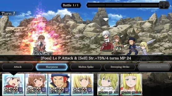DanMachi: Memoria Freese — screenshot 1