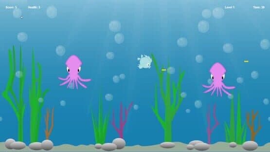 Blue Fish and Underwater Worlds — screenshot 1