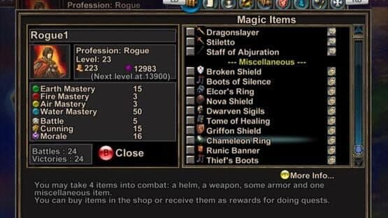 Puzzle Quest: Challenge of the Warlords - Revenge of the Plague Lord — screenshot 2