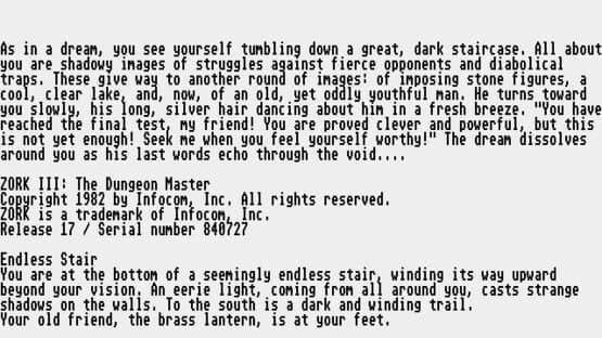 Zork III: The Dungeon Master — screenshot 1