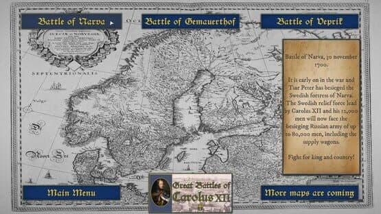 Great Battles of Carolus XII — screenshot 1