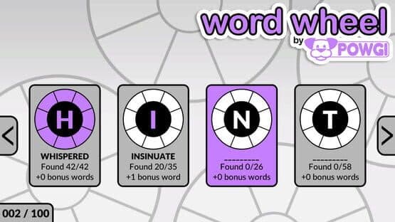 Word Wheel by Powgi — screenshot 3