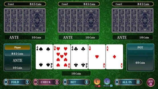 THE Card: Poker, Texas hold 'em, Blackjack and Page One — screenshot 1