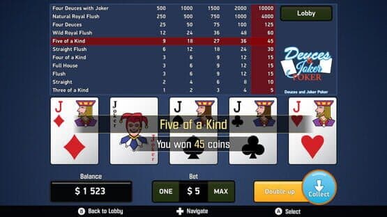 Video Poker Collection — screenshot 2