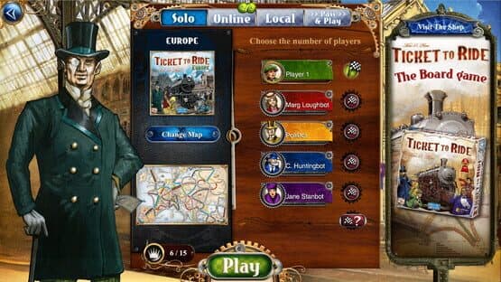 Ticket to Ride: Europe — screenshot 1
