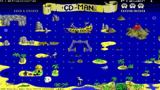 CD-Man Version 2.0 — screenshot 1