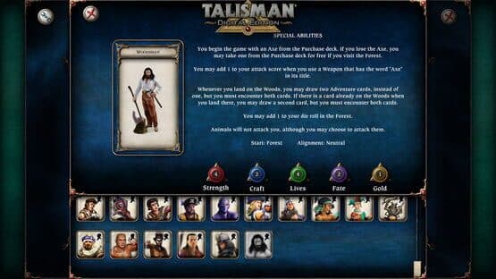 Talisman: Digital Edition - Woodsman — screenshot 1