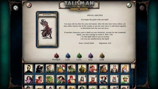 Talisman: Digital Edition - Black Witch — screenshot 2