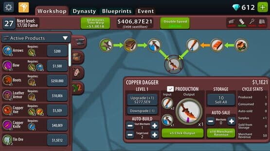 Crafting Idle Clicker — screenshot 3
