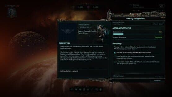 Warhammer 40,000: Inquisitor - Martyr: Charybdis Outpost — screenshot 1