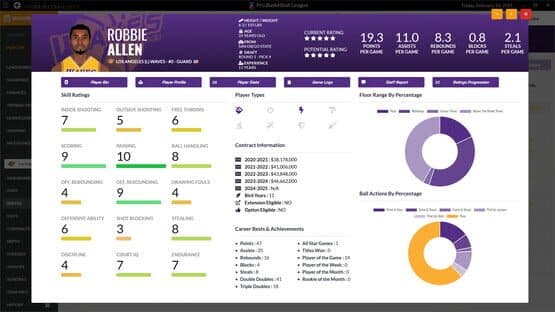 Draft Day Sports: Pro Basketball 2021 — screenshot 1