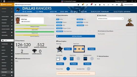 Draft Day Sports: Pro Basketball 2021 — screenshot 8