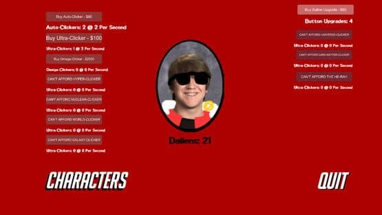 Dallen Clicker Ultimate — screenshot 1