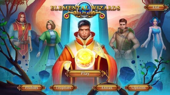 Solitaire: Elemental Wizards — screenshot 1