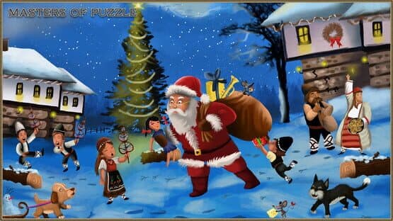 Masters of Puzzle: Christmas Edition - A Visitor in the Village Square — screenshot 1