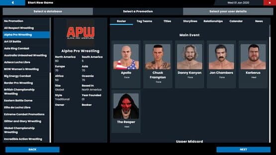 Pro Wrestling Sim — screenshot 1