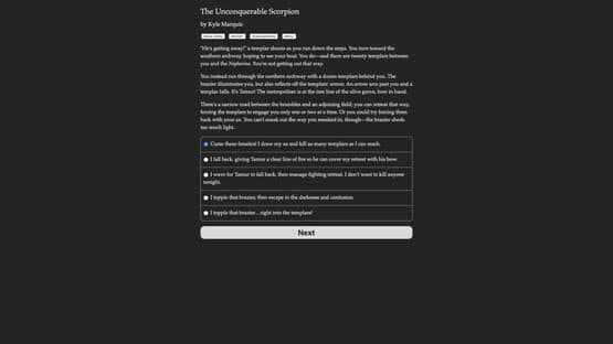 Pon Para and the Unconquerable Scorpion — screenshot 3