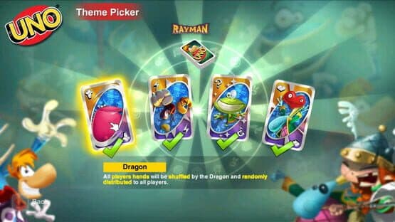 Uno: Rayman Theme DLC — screenshot 2