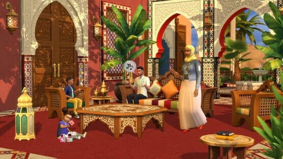 The Sims 4: Courtyard Oasis Kit — screenshot 2